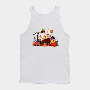 Zodiac SAGITARIUS Doodle Art Series Tank Top